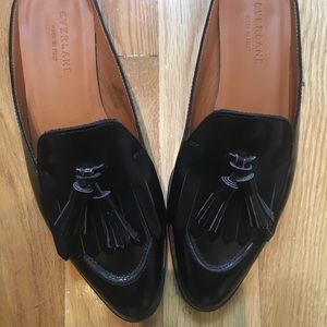 ONLY WORN ONCE Everlane Modern Tassel Loafer Mule